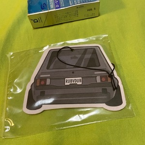 グレー　ゴルフ1　MK1　エアフレッシュナー ★ラバダブ RUBADUB　USDM　VW　フォルクスワーゲン