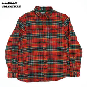 L.L.BEAN SIGNATURE FLANNEL SHIRTS L SH24126 エルエルビーン シグネチャー フランネルシャツ ネルシャツ シャツ