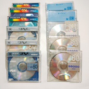 MD ミニディスク minidisc 中古 初期化済 victor MD 11枚セット 記録媒体