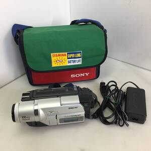 ★SONY/ソニー DCR-TRV225 ビデオカメラ/デジタル8/デジタルビデオカメラ【NP-F750/AC-L10A/ジャンク品】 