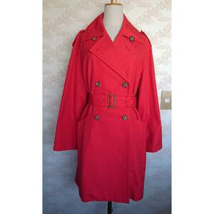 OLDENGLAND オールドイングランド OLD ENGLAND トレンチコート トレンチ trenchcoat trench レッド 赤 コート 古着 Red 36 Mサイズ PARIS