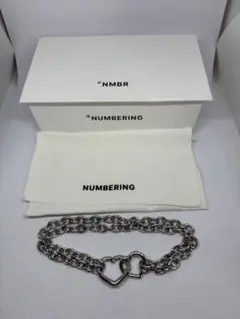 【日本未入荷】NUMBERING ナンバリング ハートネックレス シルバー