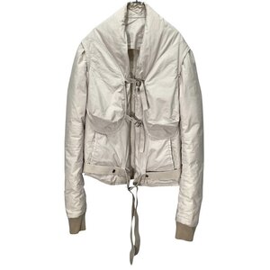 Rick Owens 【men4356I】 05AW COTTON BONDAGE PUFFER DOWN BOMBER JACKET ボンテージダウンボンバージャケット 中綿ブルゾン コート AR