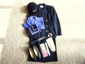 ANA 全日空 CA 客室乗務員 8代目 制服 冬服 芦田淳デザイン 希少な9点セット