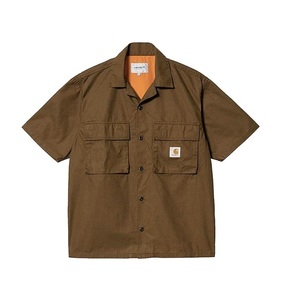  完売 CARHARTT WIP カーハートWIP S/S WYNTON SHIRT 茶 L 新品