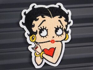 ◆送料\110◆【Betty Boop・ベティちゃん⑩】※《アイロン刺繍ワッペン》　アメリカン雑貨　刺繍ワッペン　アイロンワッペン