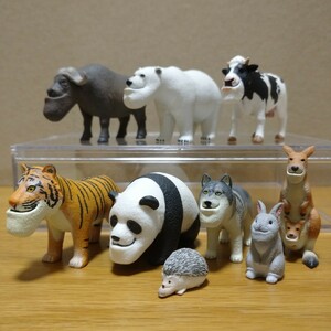 zoo figure set shakurel planet シャクレルプラネット 干支 動物 動物園 虎 牛 パンダ パンダの穴 フィギュア マスコット collection 