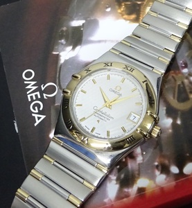 美品 YGコンビ OMEGA オメガ コンステレーション 1302.3 自動巻 メンズ 国際保証書あり 純正内外箱あり 本物