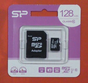 SD変換アダプタ有り SP-MCSDXC128GB10 SPシリコンパワー microSDXCカード 128GB CLASS10 UHS-1対応