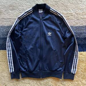 80s adidas ATP KEYROLAN アディダス トラック ジャケット ジャージ ネイビー×ホワイト USA製 サイズL ヴィンテージ ビンテージ