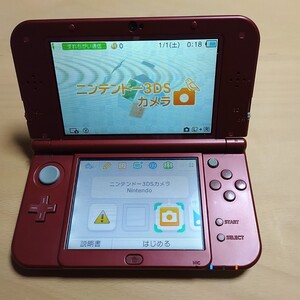 new NINTENDO 3DSLL レッド 任天堂 ニンテンドー 通電確認済み RED-001 管理番号SI-KO