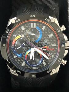 美品 EDIFICE エディフィス Scuderia Toro Rosso スクーデリア トロ ロッソ 限定 腕時計 I900