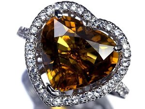 ILR13943SS【1円～】新品【RK宝石】希少宝石 極上ゴールデンクリソベリル 特大5.68ct!! 極上ダイヤモンド K18WG 超高級リング ダイヤ