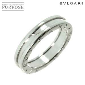 ブルガリ BVLGARI ビーゼロワン 1バンド #57 リング K18 WG ホワイトゴールド 750 B-ZERO1 指輪 Ring 90229029