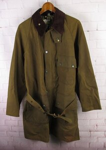 FJ26020 ビンテージ Barbour バブアー 70s ソルウェイジッパー オイルドジャケット 74年製 1ワラント イングランド製 ブラウン系 C38/97CM