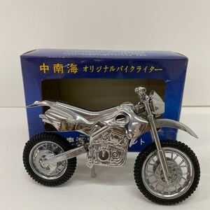 183　中古　中南海　オリジナルバイクライター　ガスライター バイク型ライター　中南海からのプレゼント　HERB BLEND　13cm　