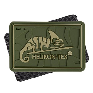 HELIKON-TEX ミリタリーワッペン PATCH メーカーロゴ PVC製 OD-HKN-RB [ コヨーテ ]