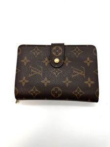 Y06091 LOUIS VUITTON ルイヴィトン モノグラム ポルトパピエ ジップ 二つ折り財布 財布 