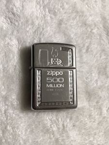 オイルライター ジッポー ZIPPO 喫煙具 Zippo ジッポ 喫煙グッズ ライター 500million 2012年製　中古品　アーマー　armor