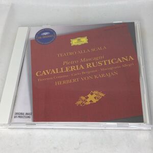 マスカーニ:歌劇「カヴァレリア・ルスティカーナ」全曲　カラヤン ／ ミラノ・スカラ座o.&cho. 　　 中古CD 良品