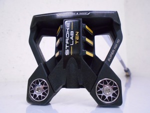 【中古】 オデッセイ STROKE LAB BLACK TEN S オリジナルスチール[34] 3 パター スチール カーボン シャフト おすすめ メンズ 右 [5058]