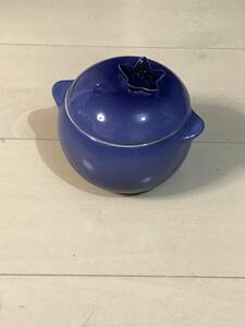 ルクルーゼ★LE CREUSET ミニココット　ブルーベリー　600ml