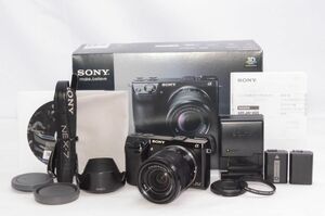 SONY ミラーレス一眼カメラ α NEX-7 ズームレンズキット ブラック NEX-7K #2409009A