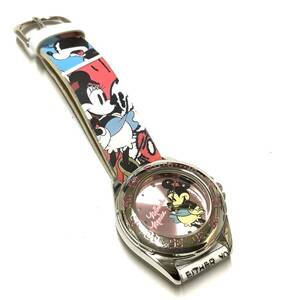 【中古、電池交換済み】ディズニー ミニーマウス キャラクターウォッチ 腕時計 オールドミニー