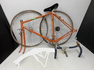 6056◆ロードバイク　車体不明　SHIMANO　DURA-ACE　REYNOLDS　581　IDEALE イデアル 2003　防犯登録必須　引取可能　写真追加あり