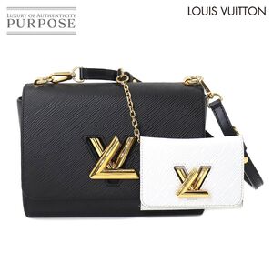 新品同様 ルイ ヴィトン LOUIS VUITTON エピ ツイスト MM チェーン ショルダー バッグ レザー ノワール ブロン M55683 90250011