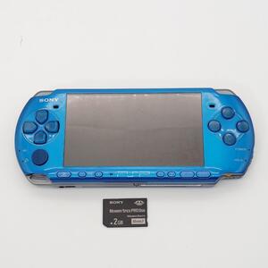 【良品】PSP-3000　バイブラント・ブルー 　動作確認済み　@2614