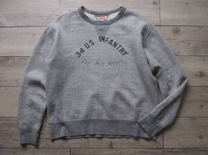 ザリアルマッコイズ ミリタリースウェット L MILITARY SWEAT SHIRT 