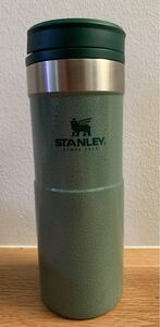 美品　STANLEY スタンレー Classic Neverleak Travel Mug クラシック ネヴァーリーク トラベルマグ 0.35L 12OZ グリーン カーキ 緑