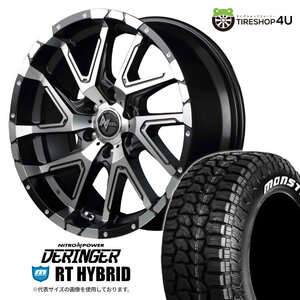 4本セット ナイトロパワー デリンジャー DERINGER 20x8.5J 6/139.7 +20 SGBP MONSTA モンスタ RTハイブリッド R/T 285/50R20 WL FJ