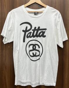 STUSSY ステューシー ／ Patta／ 半袖Tシャツ ／ ホワイト