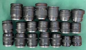 1000円スタート! Canon EFマウント ジャンクまとめ EF35-105mm EF35-70mm EF28-70mm EF28-80mm EF35-80mm SIGMA 28-300mm 等 計20本