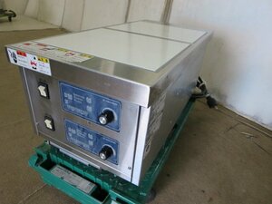 ニチワ IH調理器 縦型2連 単相200V MIR-2.5WTSP(0416CI)8BY-13