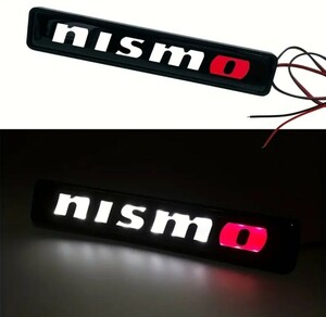 NISMO ニスモ 光る グリルエンブレム LED ロゴ エンブレム グリル バッジ カスタム ドレスアップ 日産 NISSAN