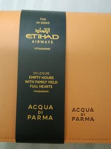 ETIHAD AIRWAYS エティハド航空 ビジネスクラス アメニティ ACQUA DI PARMA アクアディパルマ 瓶入り