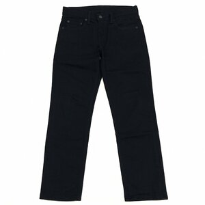 ●Levi’s リーバイス ストレッチ テーパード デニム パンツ 28 w76 黒 ブラック ジーンズ アメカジ 国内正規品 メンズ 紳士