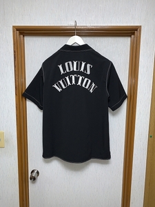 L 新品 24FW LOUIS VUITTON エンブロイダード ショートスリーブ コットン シャツ