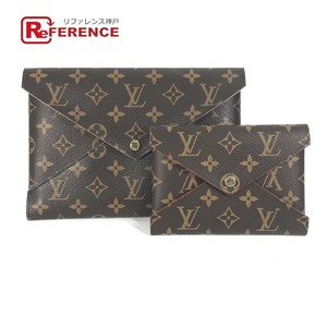 美品 LOUIS VUITTON ルイヴィトン M62034 ポシェットキリガミ 大中のみ モノグラム クラッチバッグ ブラウン レディース【中古】