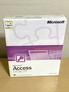 新品 未開封 Microsoft Access 2002 製品版 マイクロソフト アクセス