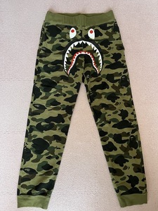 ★XL★　bape 1st Camo green Shark Sweat Pants エイプ　ベイプ　シャーク　スウェット　スエット　パンツ　迷彩　カモ　a bathing ape