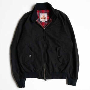 【美品】 BARACUTA 【G9 スウィングトップ ハリントンジャケット】 40 バラクータ ブラック イングランド製 25010439