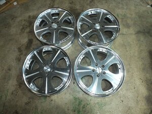 G-CORPRATION LUFTBAHN 19インチ ホイール 19x8J +38 5穴 PCD114.3 ハブ径 70mm 4本セット　※小曲げ有