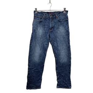 TOMMY HILFIGER デニムパンツ W31 トミーヒルフィガー ブルー カスタムストレート 古着卸 アメリカ仕入 2310-897