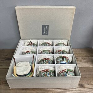 未使用品　保管品　有田焼　茶器セット　10客　急須 茶じゃわん　風景画　