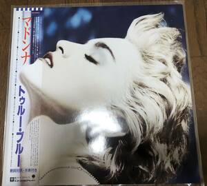 LP【POP】Madonna / True Blue【Sire P-13310・86年国内盤・帯付き・マドンナ・トゥルーブルー】
