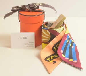 ICH【未使用品】 新品 未使用 HERMES エルメス ツイリーパラード アン ファンファーレ マルチカラー 2023秋冬 〈182-240912-ss-15-ICH〉